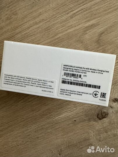 Беспроводные наушники apple airpods pro