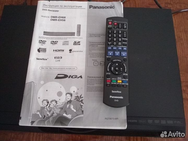 DVD рекордер Panasonic DMR-EH58