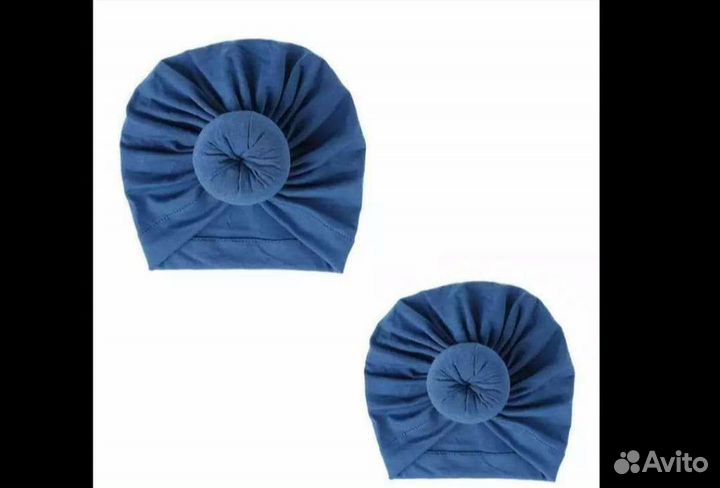 Шапка тюрбан мама и дочка