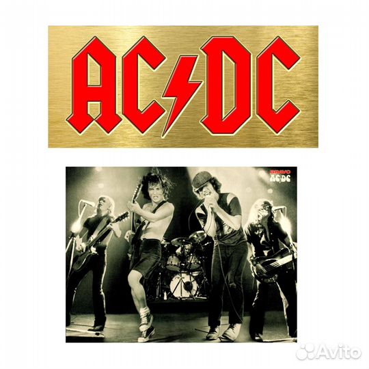 AC/DC Back in black картина подарочная