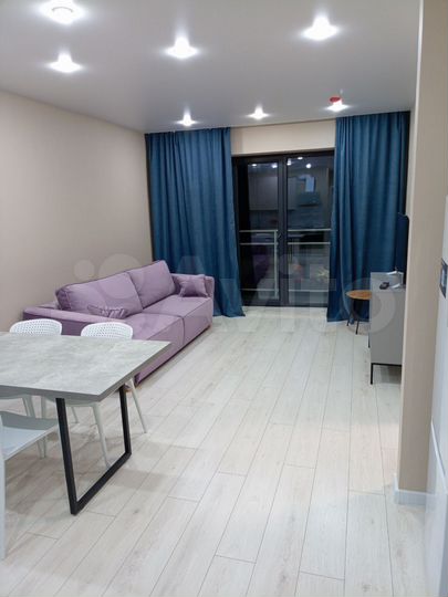 1-к. апартаменты, 49,1 м², 2/6 эт.