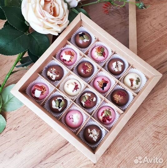 Конфеты ручной работы из бельгийского шоколада