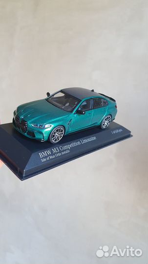 BMW M3 Competition G80 green 1/43 Minichamps