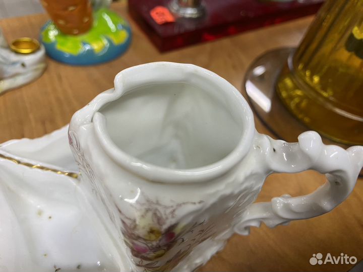 Солонка под специи фарфор старый