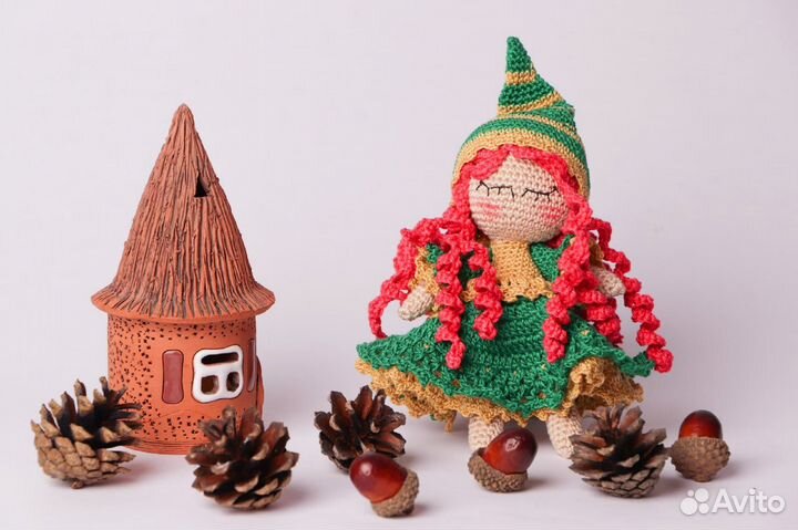 Новогодний подарок Кукла Эльф