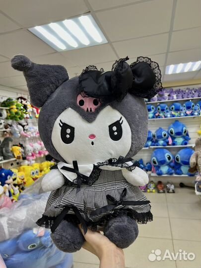 Мягкая игрушка стич, кот батон, хелло китти, акула