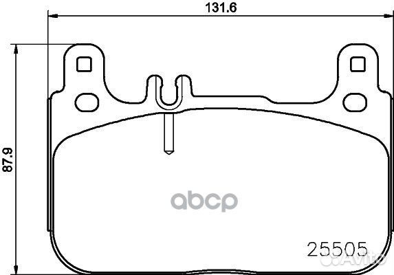 8DB 355 021-941 Колодки тормозные mercedes-benz