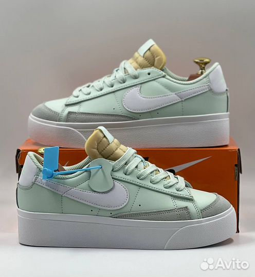 Кроссовки Nike Blazer Low Platform Barely Green