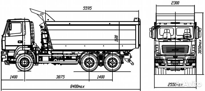 МАЗ 65012J-570-000, 2022