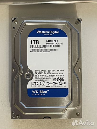 1 Tb Жесткий диск WD Blue