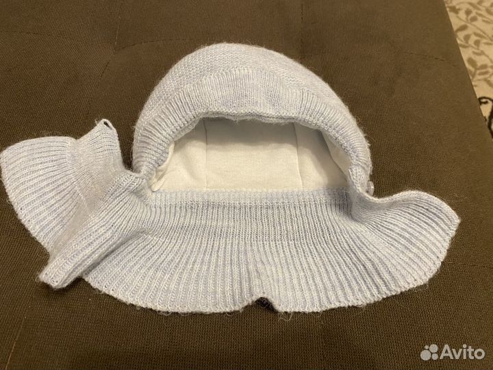 Шапочка для новорожденного зима