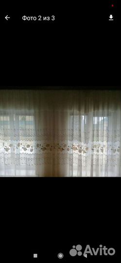 Шторы и тюль бу