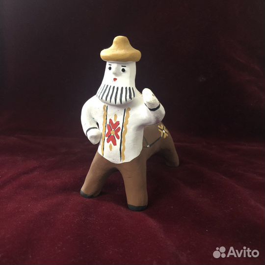 Каргопольская игрушка.Оригинал.Полкан.12,5 см