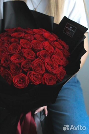 Цветы с доставкой, Розы, Букеты, 45 роз