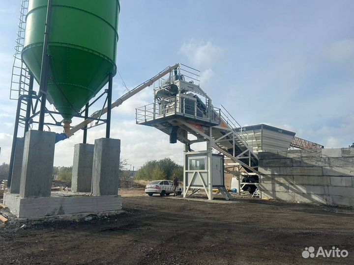 Бетонный завод с адаптацией под площадку