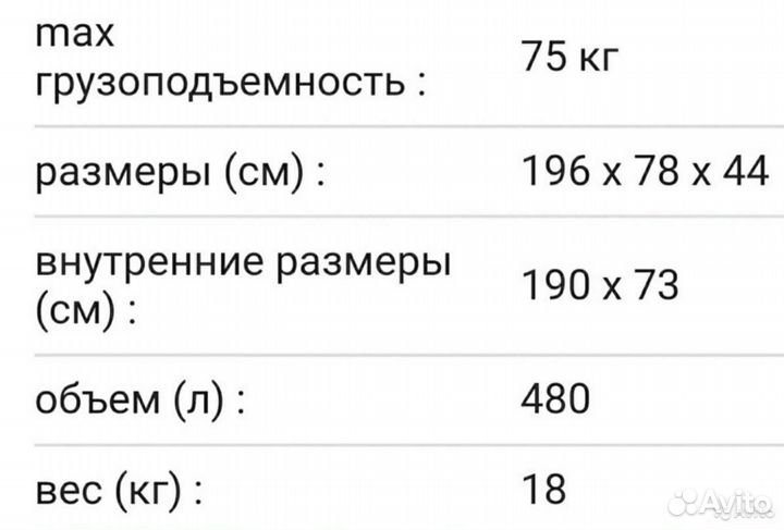 Thule автобокс в прокат багажник на рейленги и