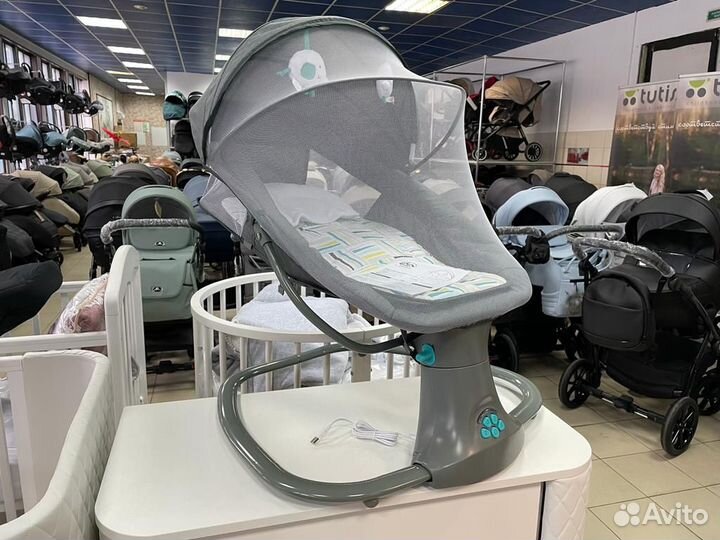 Электрический качели-шезлонг Luxmom