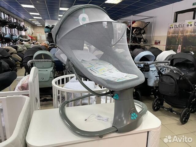 Электрический качели-шезлонг Luxmom