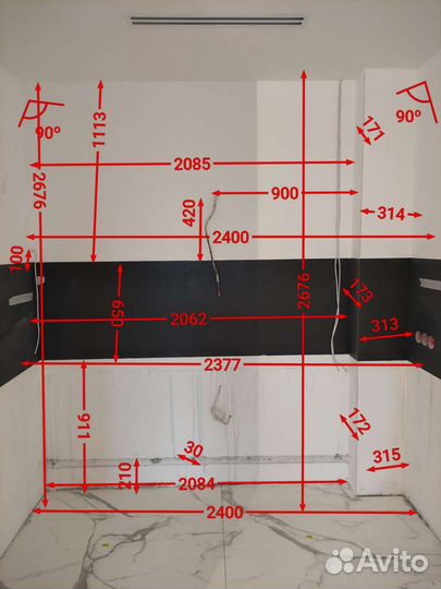 Точный замер помещения