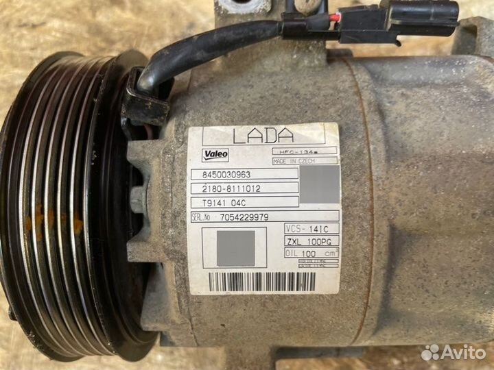 Компрессор кондиционера LADA Vesta
