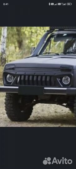 Решетка радиатора нива