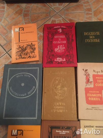 Приключения Рид Скотт Твен Купер Верн 18шт