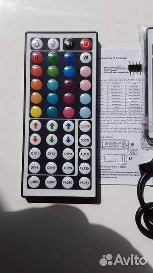 Контролер + пульт RGB (лента светодиондная)