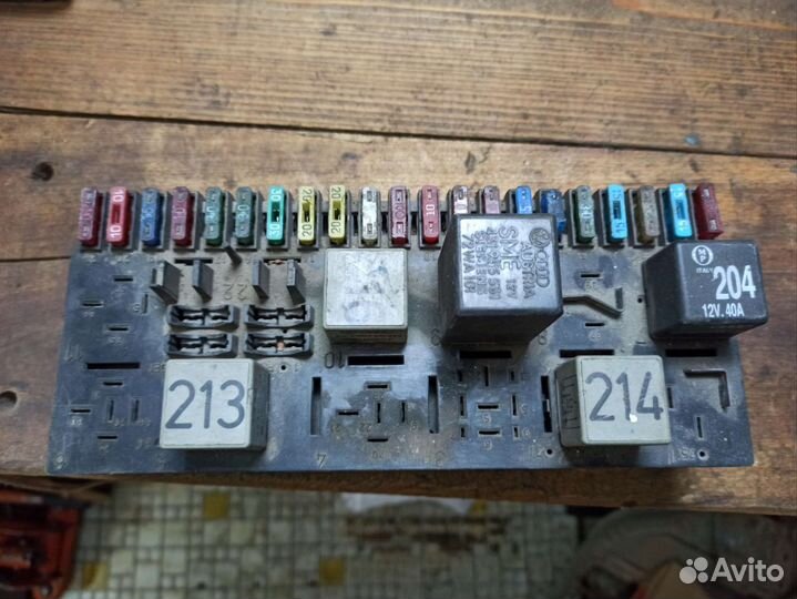 Блок предохранителей ауди 80