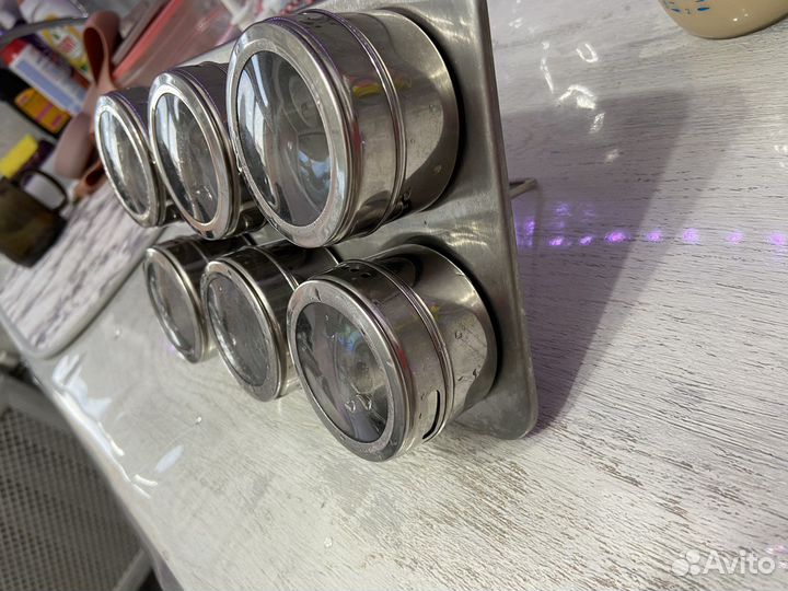 Банки для специй на магнитах