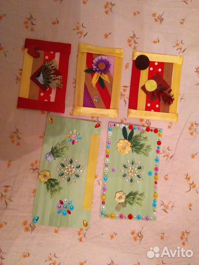 Открытки, и тд см описание, коробочки