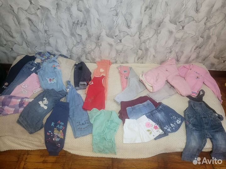 Вещи пакетом на девочку 2 3 года размеры 92-98