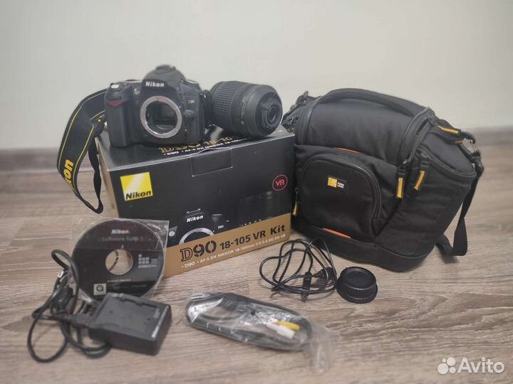 Фотоаппарат nikon d90 18-105 vr kit