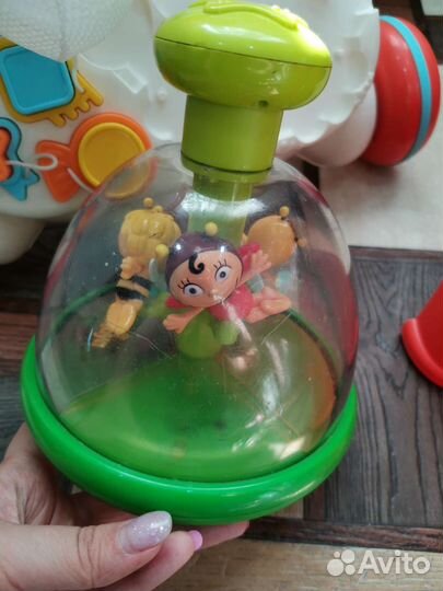 Ходунки каталка детские, бизиборд столик + юла