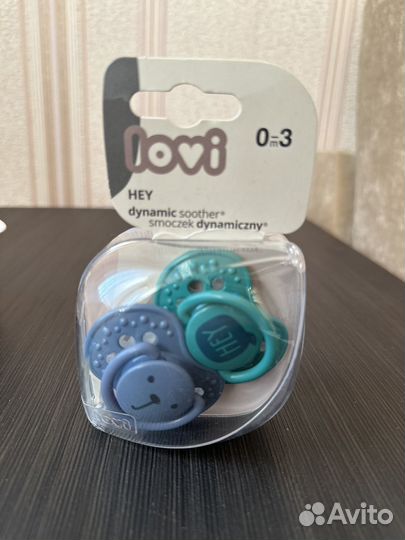 Пустышка Lovi Hey 0-3 месяца 2шт