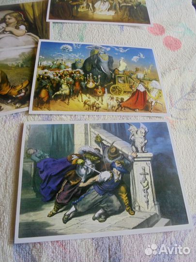 10 почт откр Сказки Ш.Перро худ Гюстав Доре