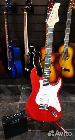 Электрогитара + комбик (комплект)