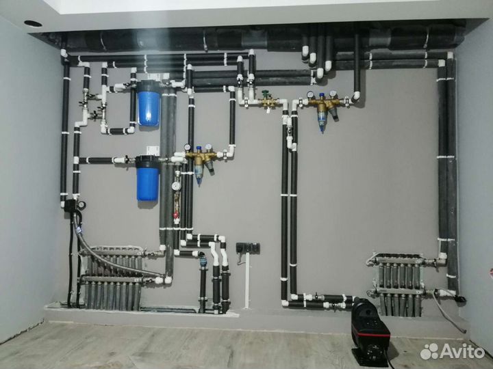 Сантехнические работы, отопление, водоснабжение