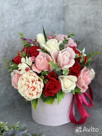 Букет из мыла учителю