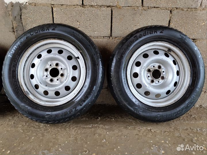 2 диска r14 с шинами