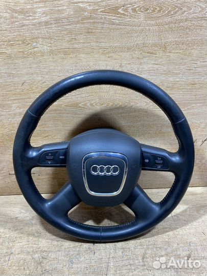 Руль кожаный Audi A4 B7, A3 8P, A6 Арт. 120710