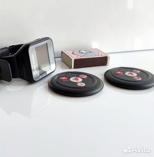 Кнопка вызова персонала с приемником часы