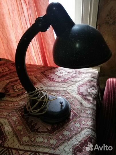 Лампа настольная кабинетная, времён СССР