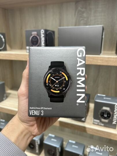 Garmin Venu 3 черные с серым безелем