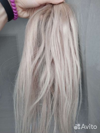 Волосы для наращивания блонд
