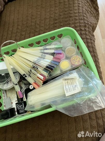 Лампа для маникюра, гель лак