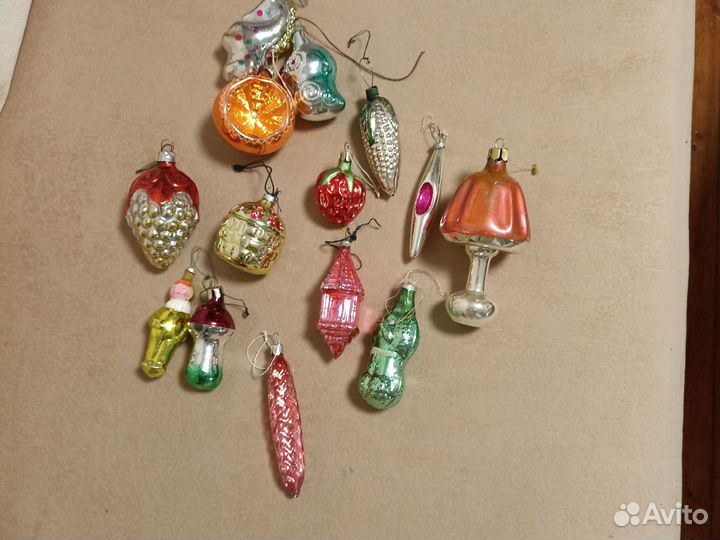 Игрушки на ёлку СССР