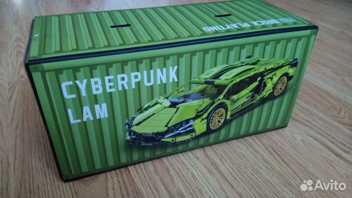 Новый Lamborghini Sian Black/Green Лего аналог
