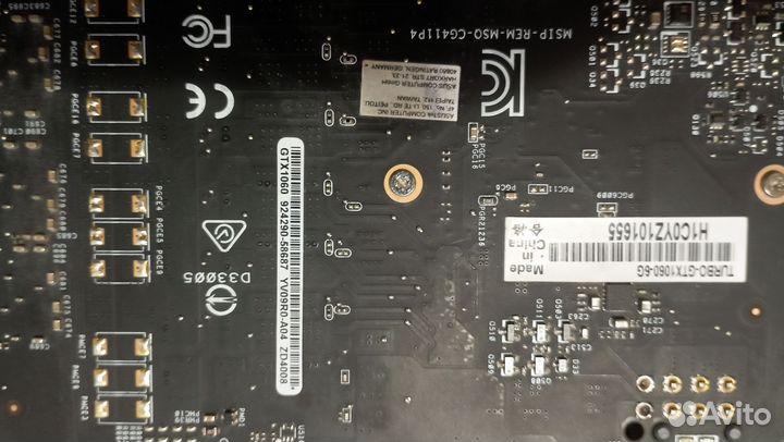 Видеокарта gtx 1060 6gb asus