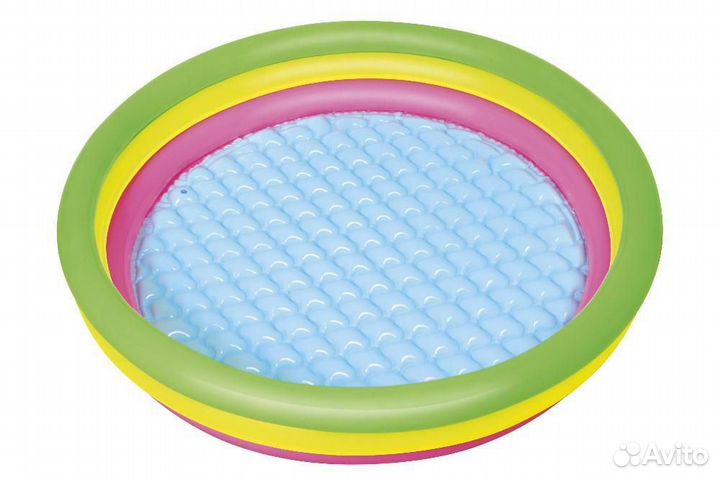 Бассейн Bestway «Радуга», 102 х 25 см, от 2 лет