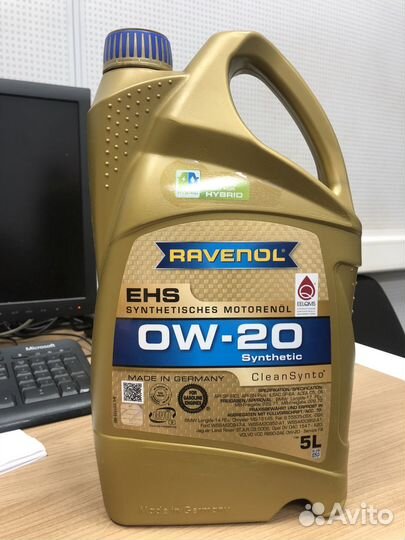 Ravenol 0w20 ehs Synthetishes Motorenöl
